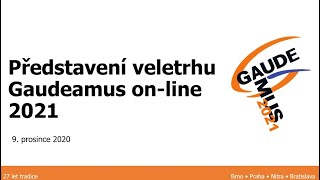 GAUDEAMUS 2021 – pro 3. a 4. ročníky