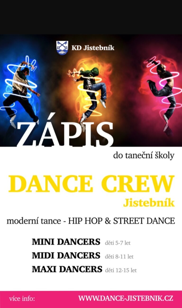 Dance Crew Jistebník – zápis do taneční školy